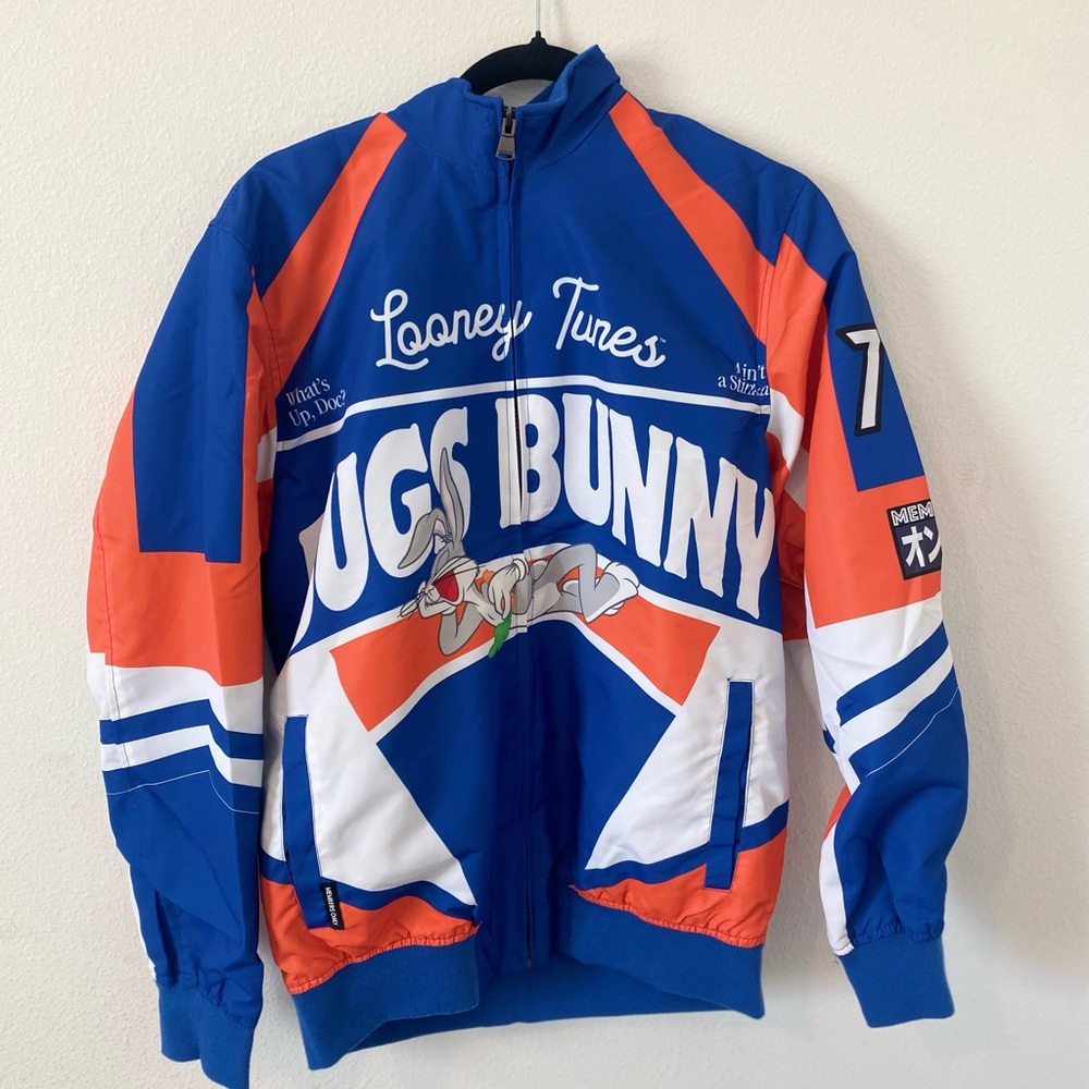 Members Only Blue Graphic Jacket